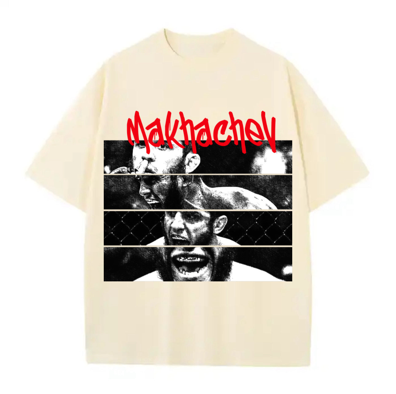 Oversized slam Makhachev Vintage Tee Shirt