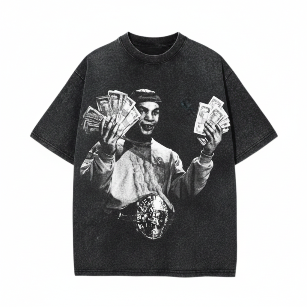 Oversized Mike Tyson Vintage Tee Shirt